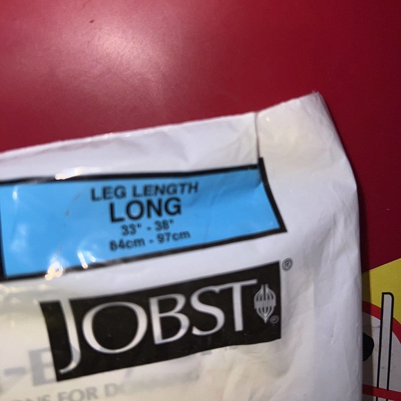 Jobst AntiEm Thigh-Hi Elastic Stockings Large Long 33-38 leg length 111460 New - Picture 5 of 7